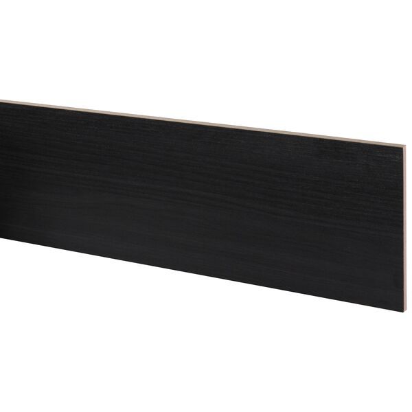 Stootbord (3 stuks) - Laminaat - Zwart Eiken - 130 x 20 cm