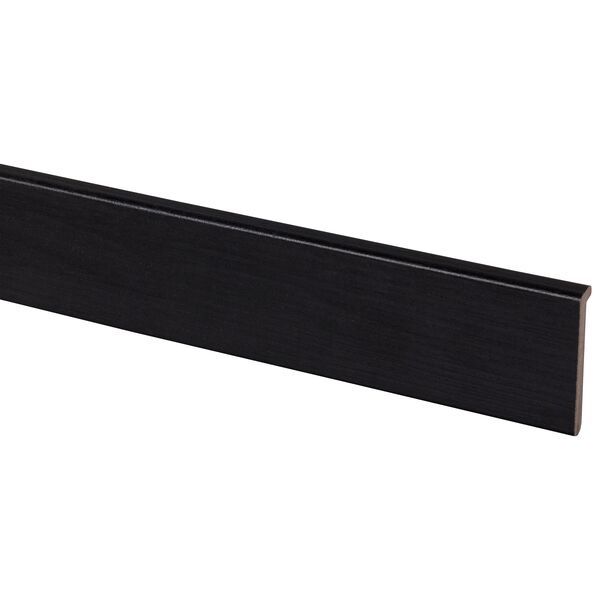 Open trapprofiel - Zwart Eiken - 130 x 5,6 cm