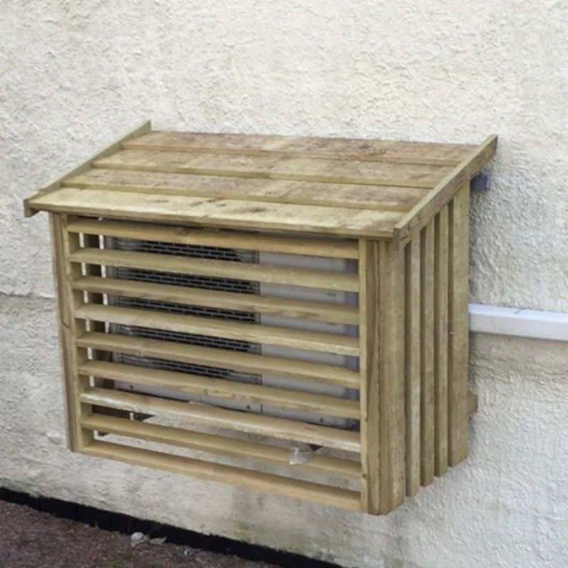 Airco ombouw hout - naturel - 116 x 56 x 78 cm (BxDxH)