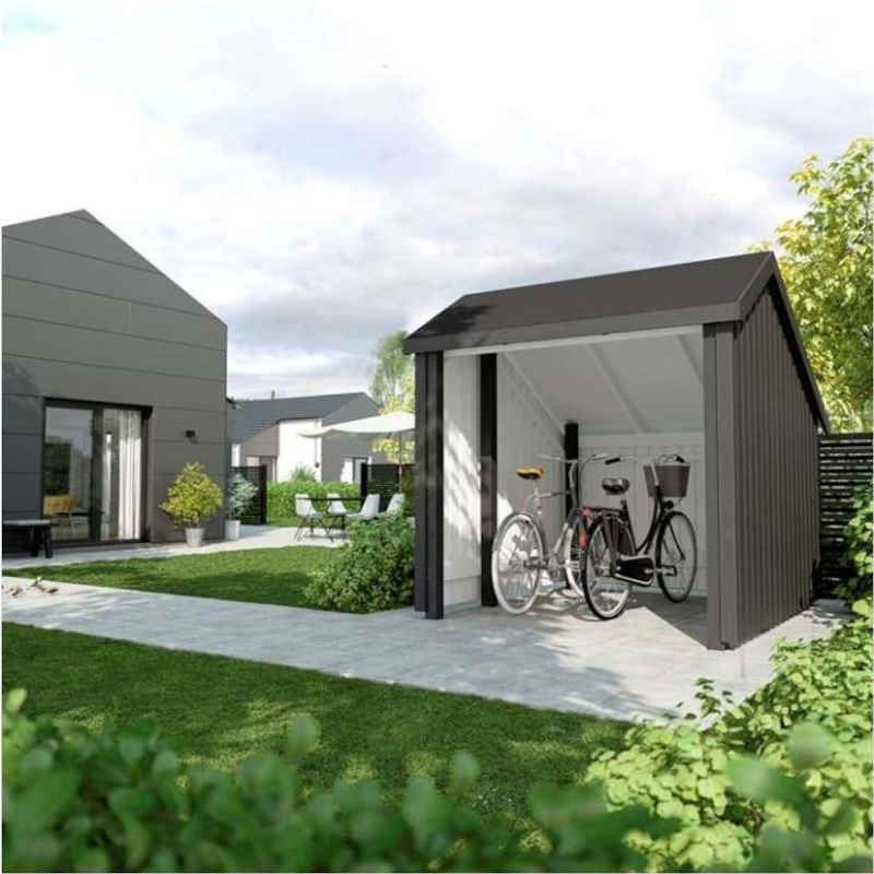 Berging open 5,7 m2 onbehandeld 248 x 229 x 250 cm