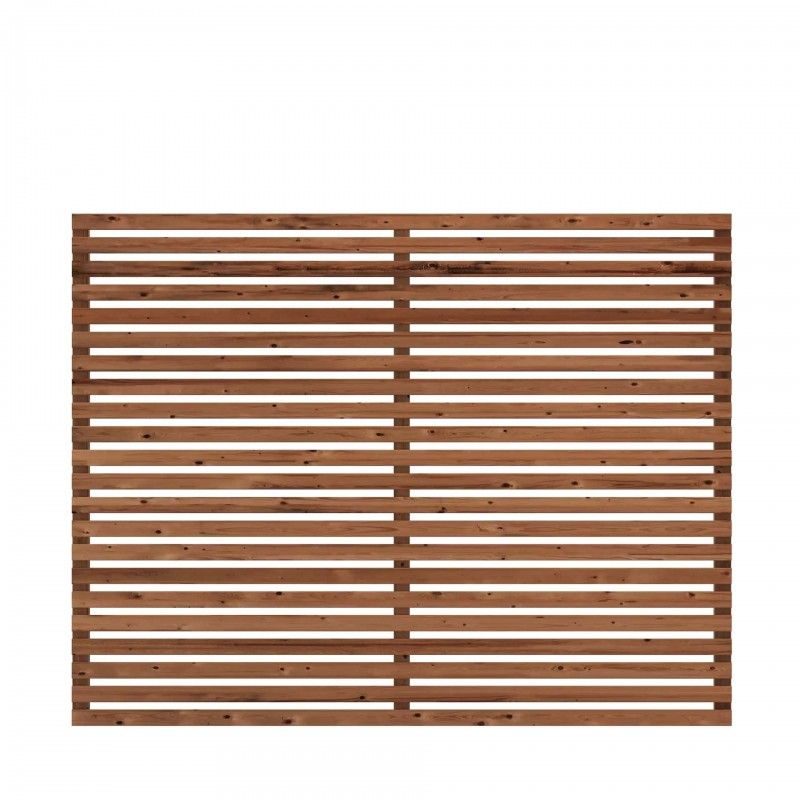 Schutting Thermowood - Tokyo louvre (180 x 140 cm)