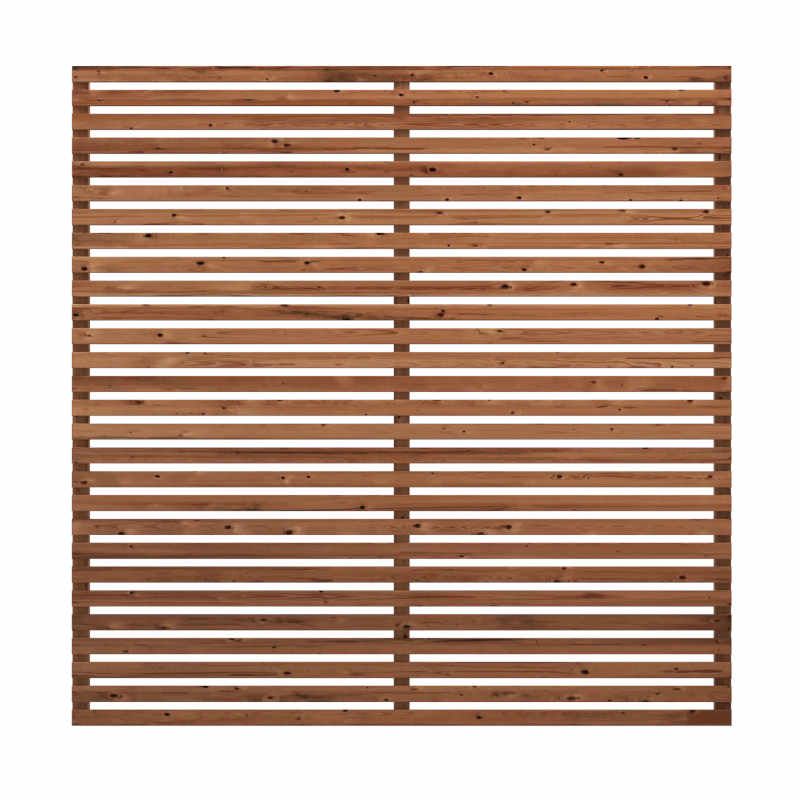 Schutting Thermowood - Tokyo louvre (180 x 180 cm)
