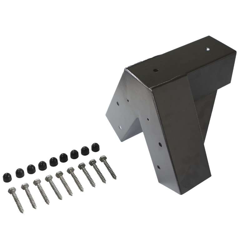 Schommel toebehoren - Cubic schommelframe bevestigingshoek zwart