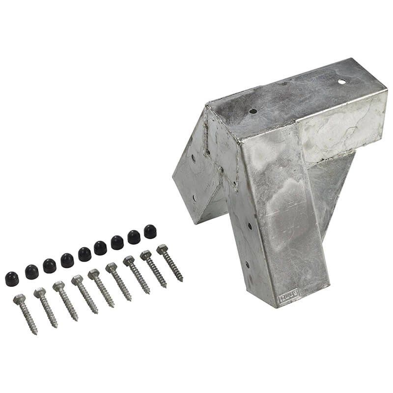 Schommel toebehoren - Cubic schommelframe bevestigingshoek verzinkt