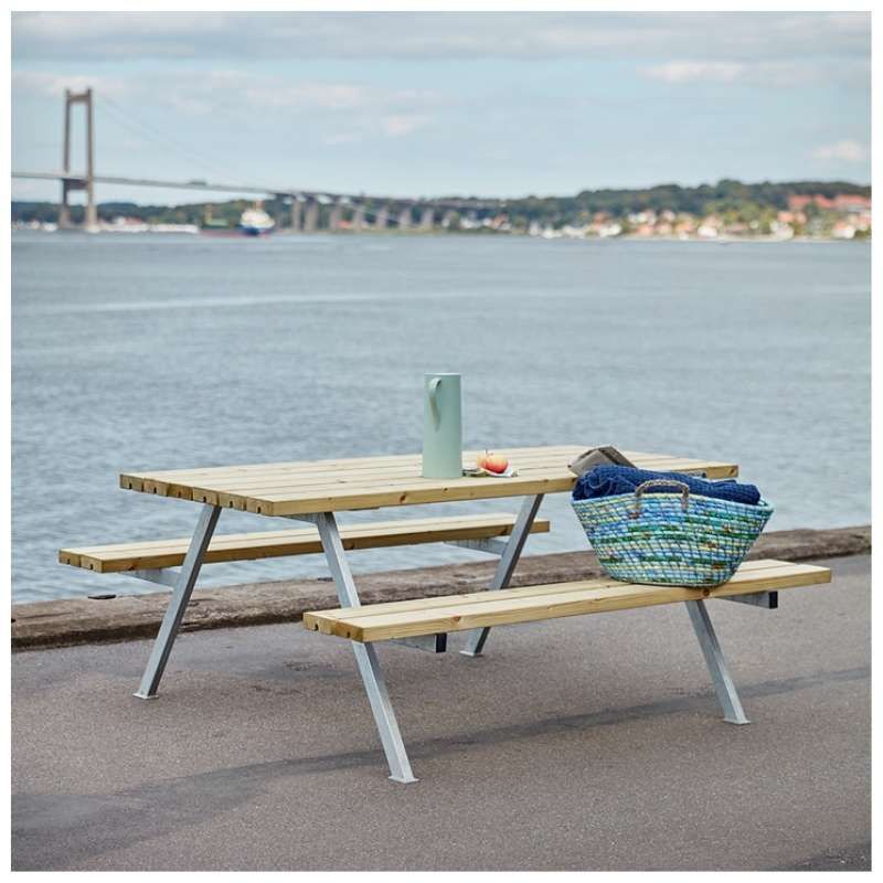 Picknicktafel vuren geimpregneerd - Alpha - 118 cm