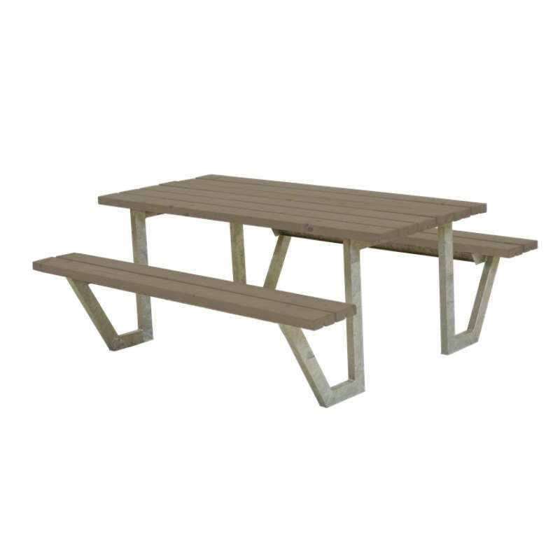 Picknicktafel vuren geimpregneerd - Wega - 161 x 177 x 73 cm