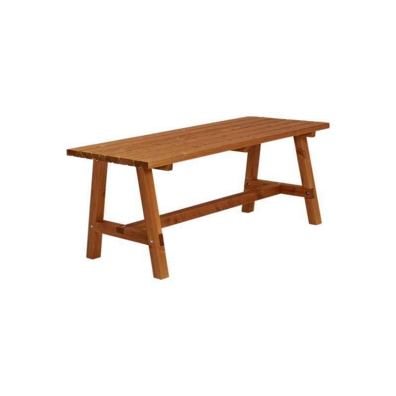 Tafel vuren - Country gegrond teak 75 x 177 x 72 cm