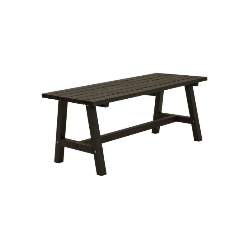 Tafel vuren - Country gegrond zwart 75 x 177 x 72 cm