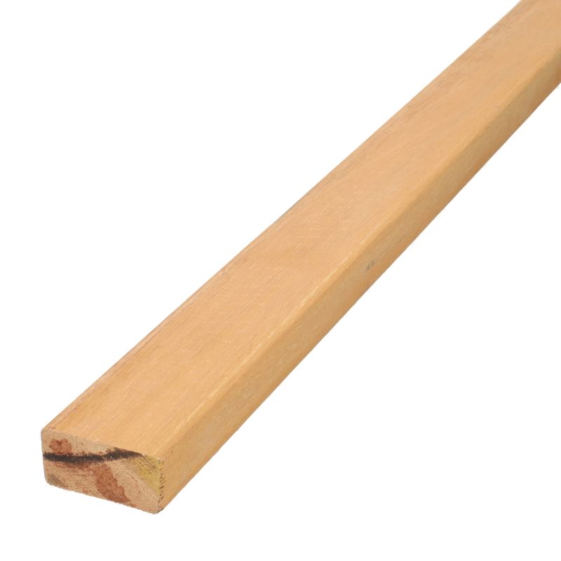 Balk hardhout Bankirai geschaafd 22 x 44 mm (3,05 mtr)