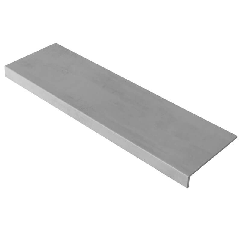 Overzettrede met neus - Laminaat - Betonlook Lichtgrijs - 130 x 38 cm