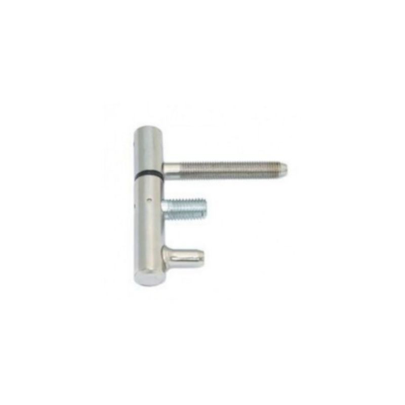 Paumelle voor stalen kozijn 71 x 12 mm voor opdekdeuren - vernikkeld