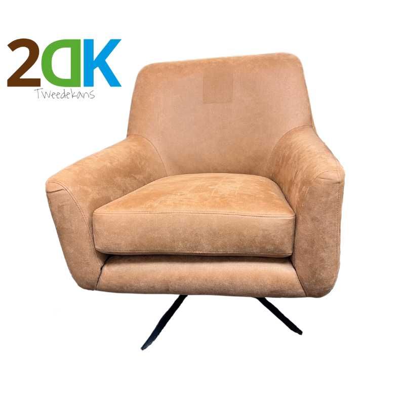 Tweedekans - Fauteuil Dion - stof Soft cognac