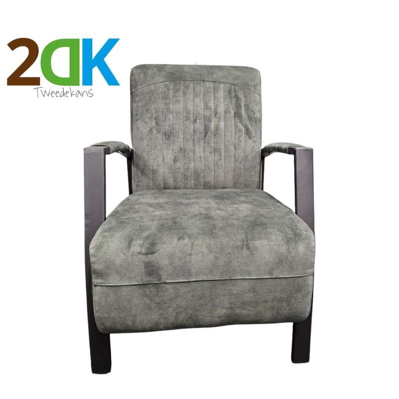 Tweedekans - Fauteuil - Giulietta - velours Adore Hunter groen 156