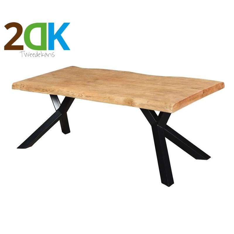 Tweedekans - Boomstamtafel massief Mango - 160 x 90 cm