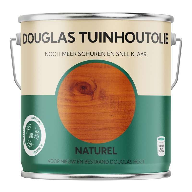 Douglas olie biobased - Naturel 2,5 liter