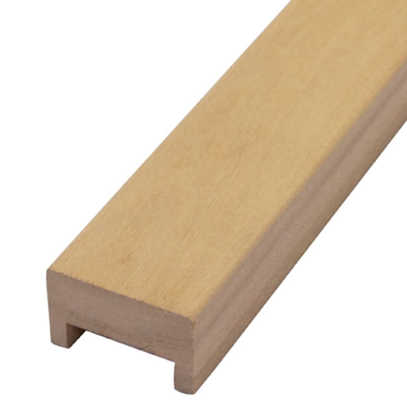 Afdeklat hardhout 40 x 65 mm (180 cm) geschaafd