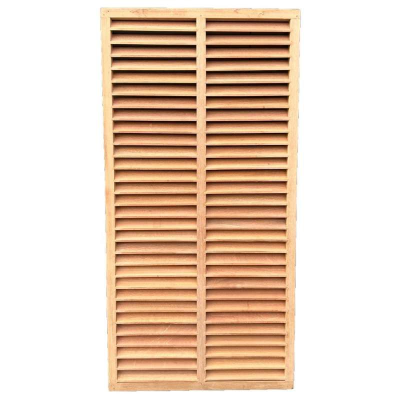 Schutting shutter hardhout Bangkirai (90 x 180 cm) dikte 4,5 cm