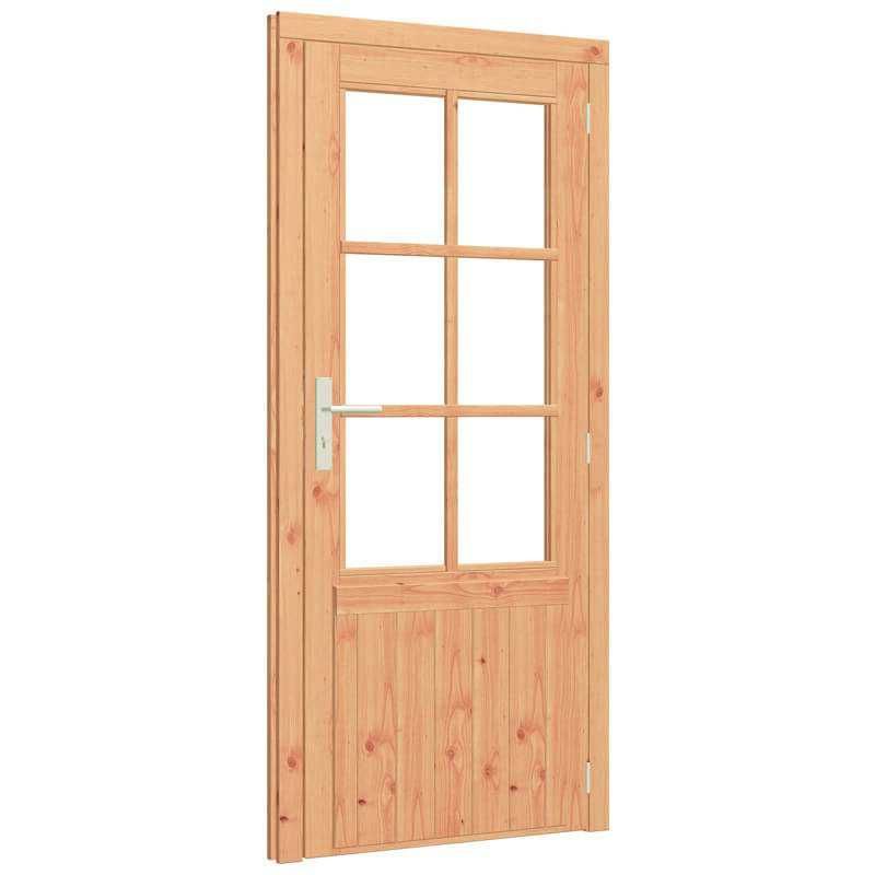 Enkele deur met kozijn - rechtsdraaiend - 830 x 2060 mm