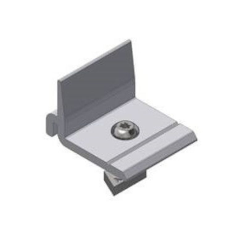 Montage hoekbeugel aluminium - tbv alu balken 4,0 x 4,0 cm