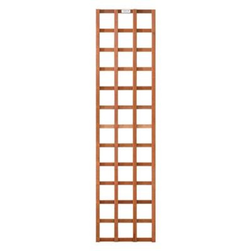 Trellis scherm hardhout recht (55 x 180 cm)