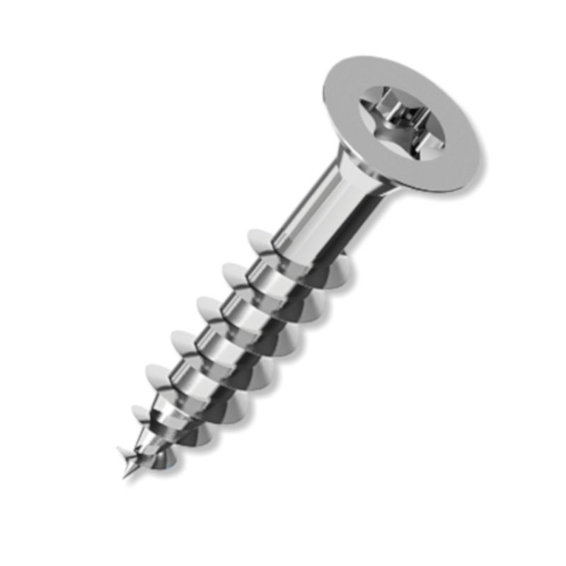 Schroeven 4 x 50 - RVS (inox) TX (200 stuks)