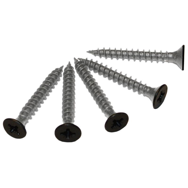 Schroeven 5 x 40 - Zwart (100 stuks)