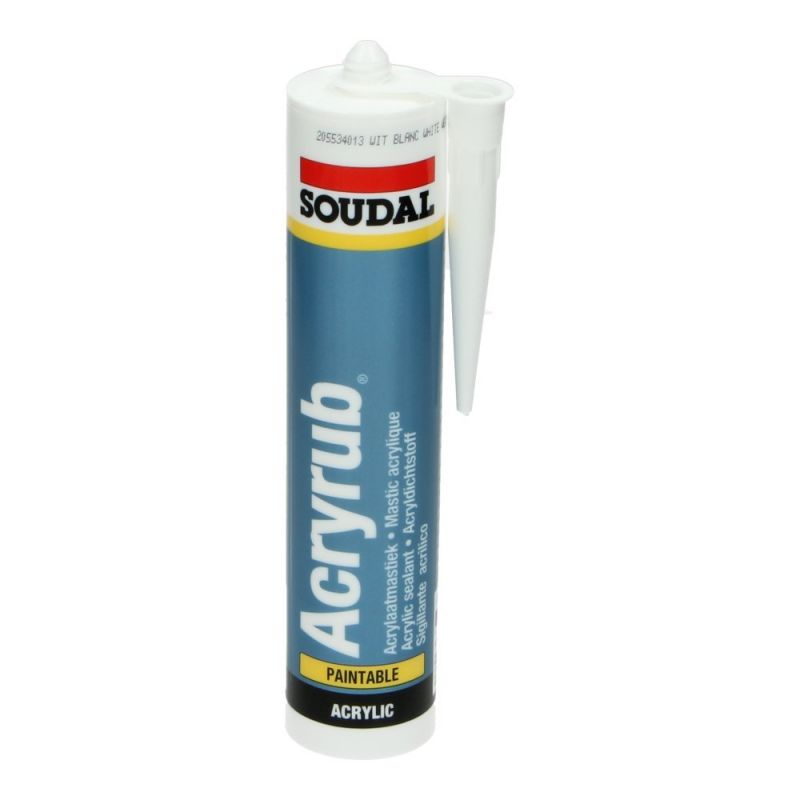 Acrylkit (310 ml) - Voor hout/laminaat - Wit