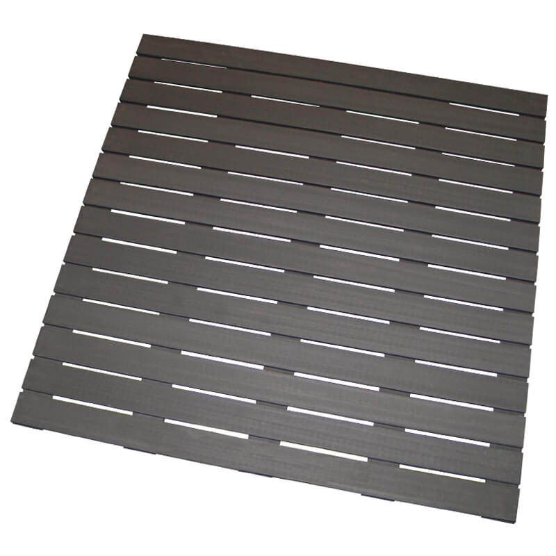 Terrastegel composiet 100 x 100 cm FSC antraciet (24 mm) massief