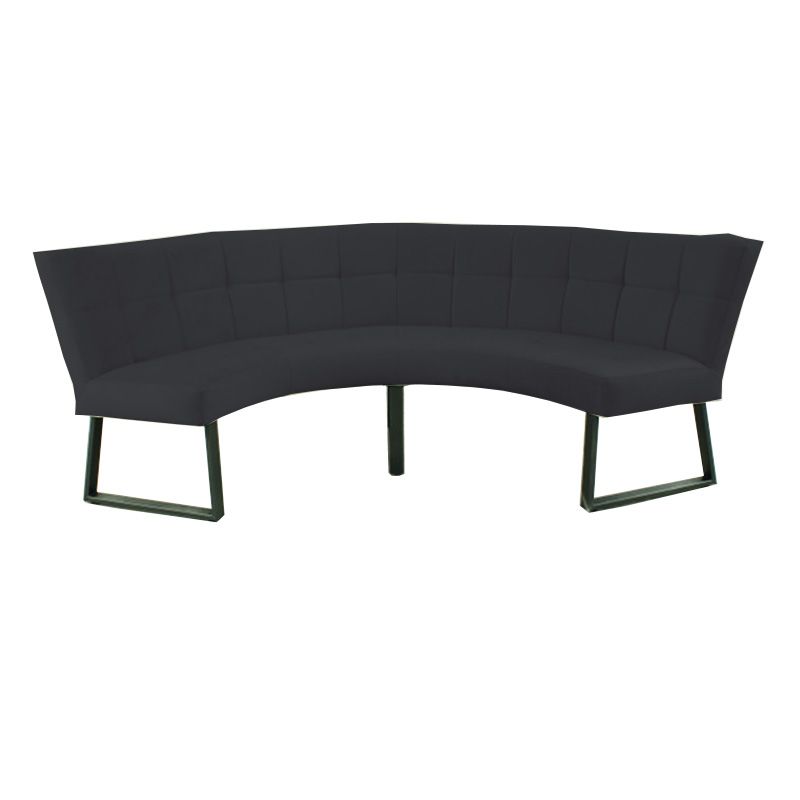 Eetkamerbank - Amsterdam - stof Element antraciet 01 - geschikt voor tafel 150 cm
