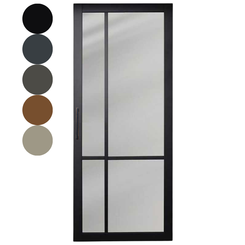 Taatsdeur - Nero Legno - Asti Tinto - Hoogwaardig voorgelakt zwart