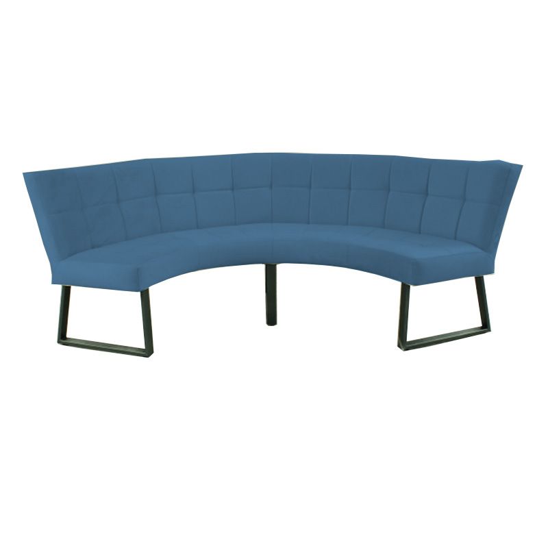 Eetkamerbank - Amsterdam - stof Element azure 21 - geschikt voor tafel 150 cm