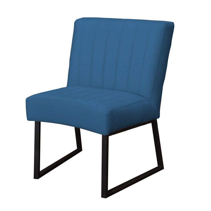 Eetkamerstoel - Hengelo - geschikt voor ronde tafel - stof Element azure 21