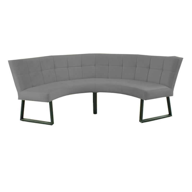 Eetkamerbank - Amsterdam - stof Element cementgrijs 23 - geschikt voor tafel 150 cm