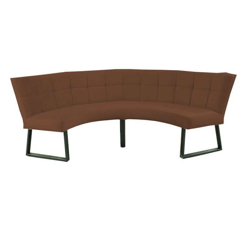 Eetkamerbank - Amsterdam - stof Element donkerbruin 25 - geschikt voor tafel 150 cm