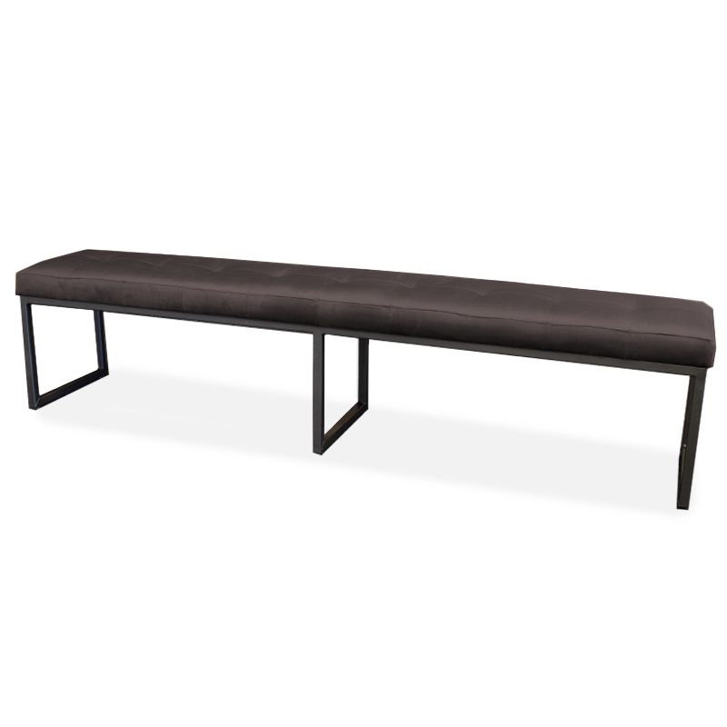 Eetkamerbank - Atlanta - stof Element antraciet 02 - 160 cm