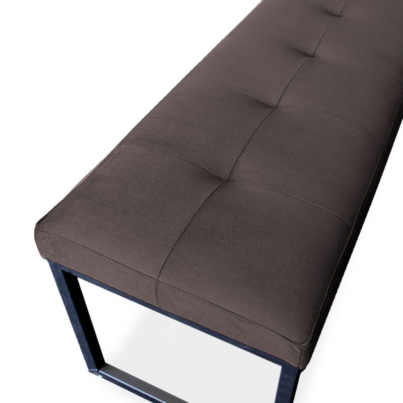 Eetkamerbank - Atlanta - stof Element antraciet 02 - 140 cm