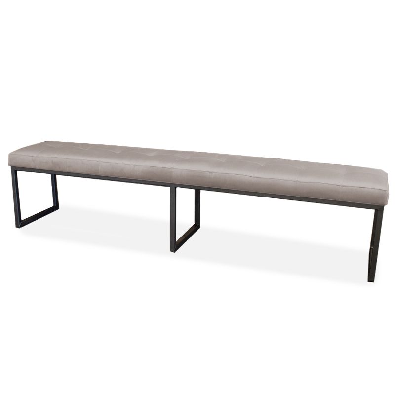 Eetkamerbank - Atlanta - stof Element grijs 03 - 160 cm