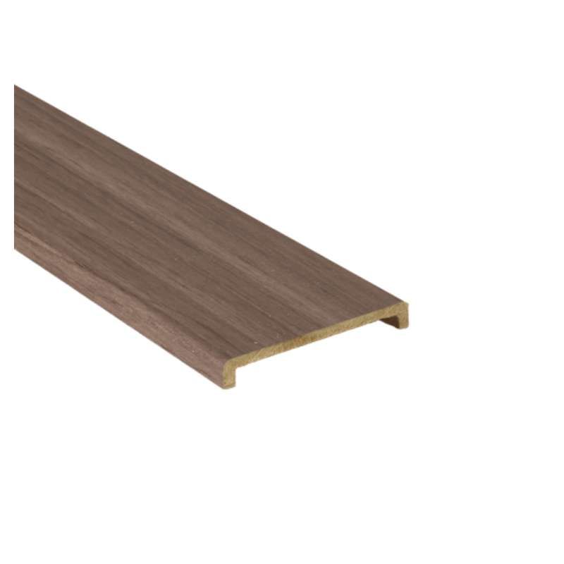 Afwerklijst U-kap - Gavle Warm Noten - 69 x 10 mm 305 cm