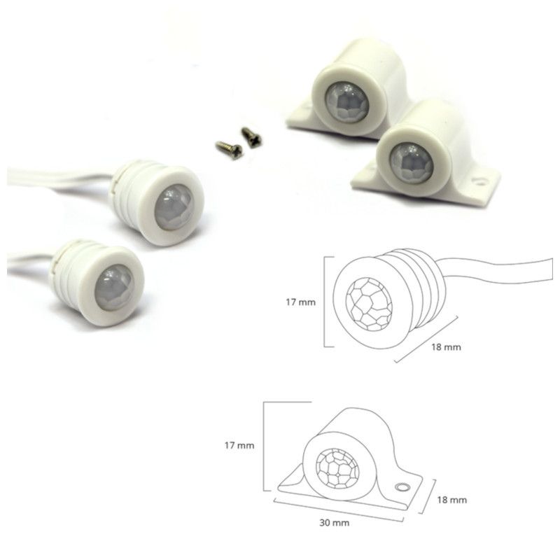 Trapverlichting sensor set wit (set à 2 stuks)