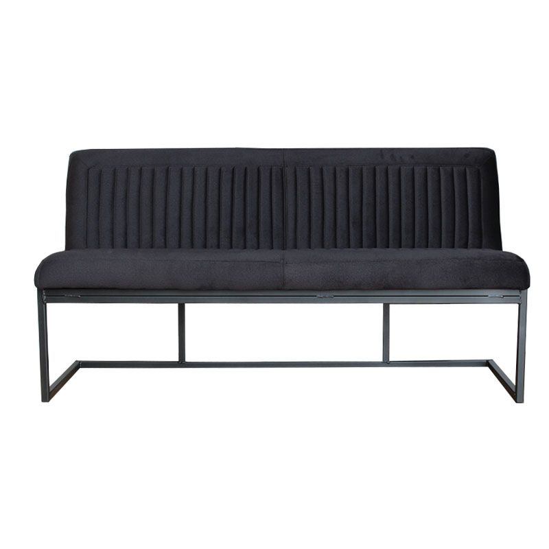 Eetkamerbank - Lara - stof Element antraciet 01 - 140 cm