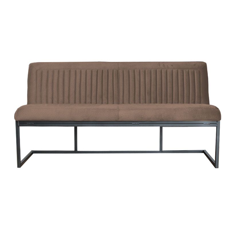 Eetkamerbank - Lara - stof Element grijsbruin 05 - 140 cm