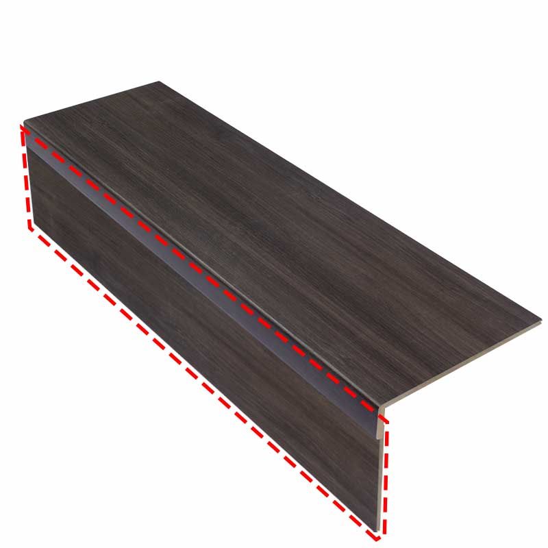 Stootbord (3 stuks) - Laminaat - Arizona Oak - 130 x 20 cm