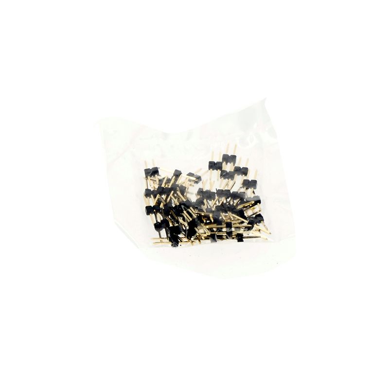 LED toebehoren - 50x connector (man) en 50x krimpkous