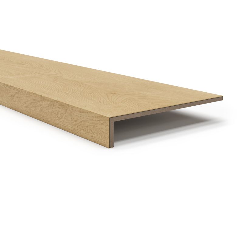 Overzettrede met neus (2 stuks) - PVC toplaag - Nougat oak