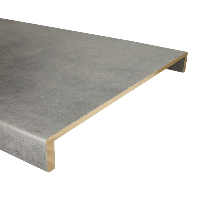 Overzettreden met neus (2 stuks) - Laminaat - Trelleborg Kalksteen - 136 x 61 cm