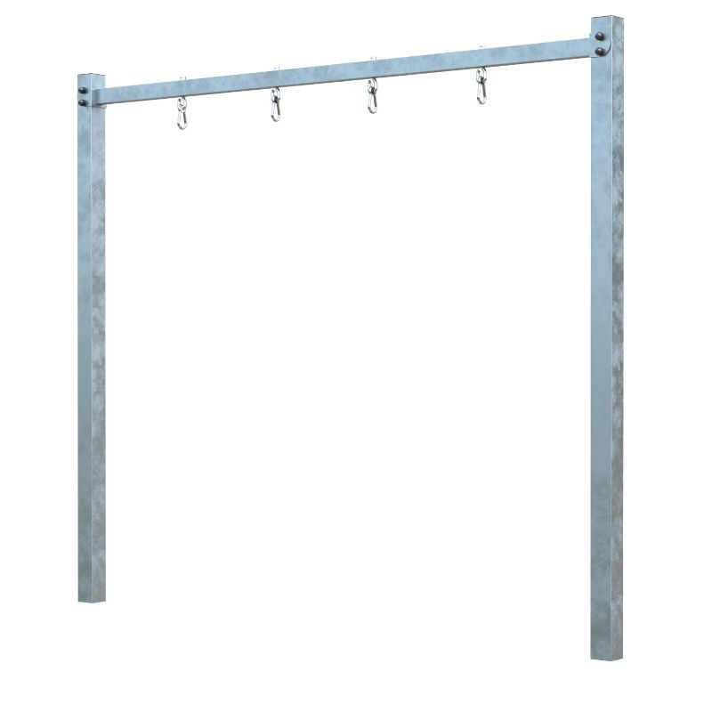 Schommelframe staal - 247 x 8 x 212 cm