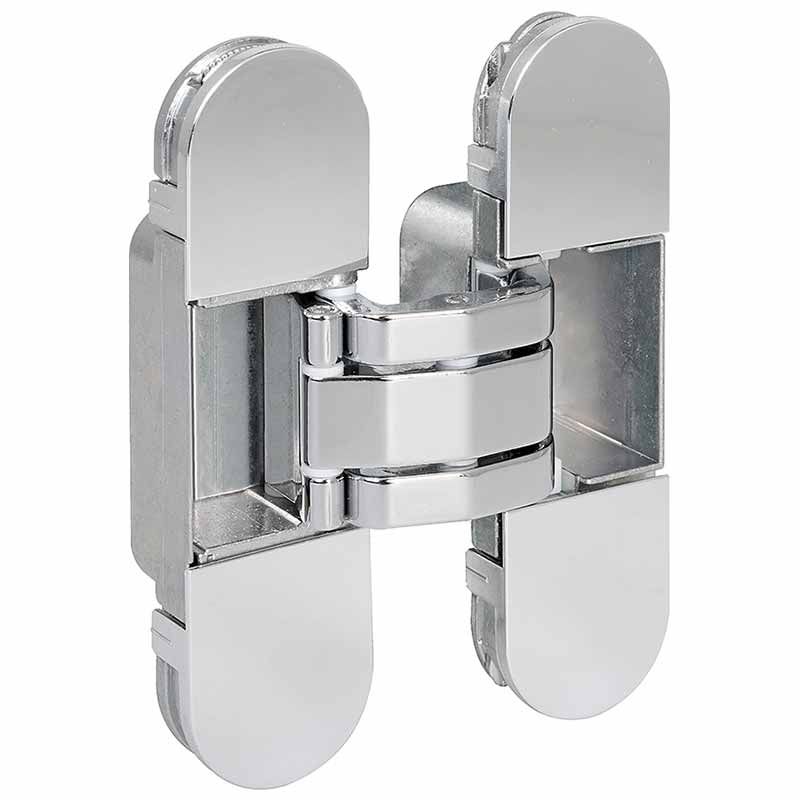 Verdekt scharnier Swing - VS-25 mat chroom - 12 stuks