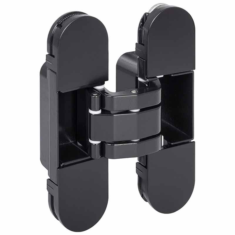 Verdekt scharnier Swing - VS-25 mat zwart - 3 stuks