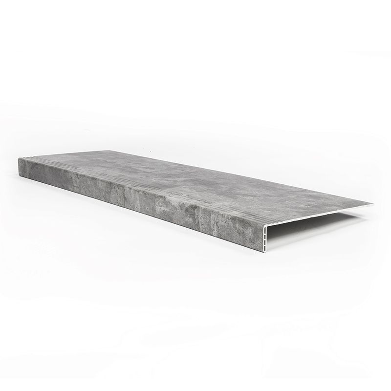 Overzettrede met neus - SPC - Beton Grijs