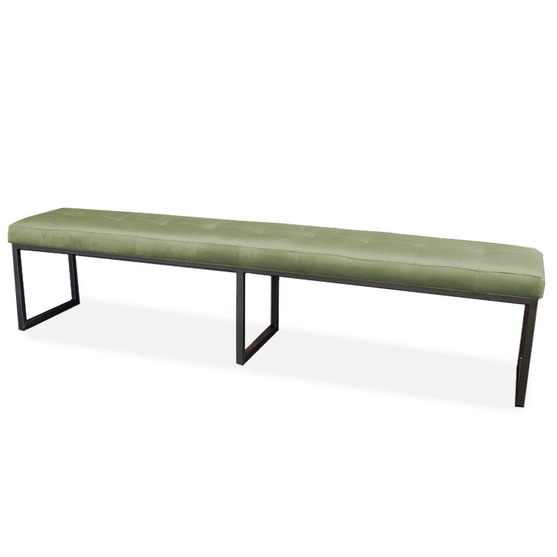 Eetkamerbank - Atlanta - stof Element lichtgroen 11 - 160 cm